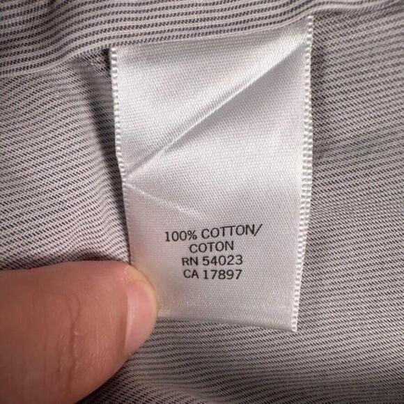 Banana Republic Shorts Womens 8 Beige Martin Fit Twill Cuffed Hairline Stripes - Picture 4 of 10